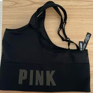 PINK medium black sports bra